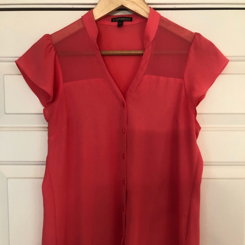 Collared shirt from Express - coral colored !